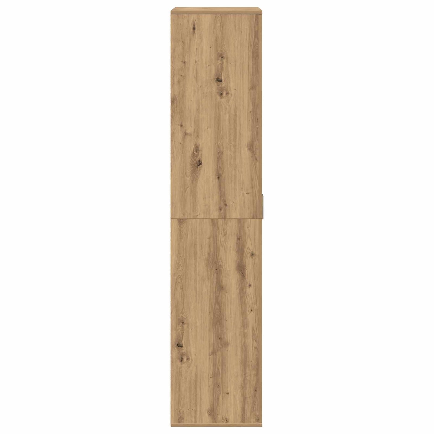 Highboard 80 x 39 x 178 cm Bewerkt hout artisanaal eikenkleurig