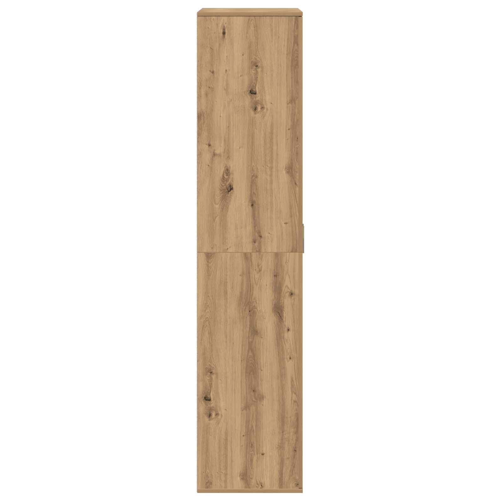 Highboard 80 x 39 x 178 cm Bewerkt hout artisanaal eikenkleurig