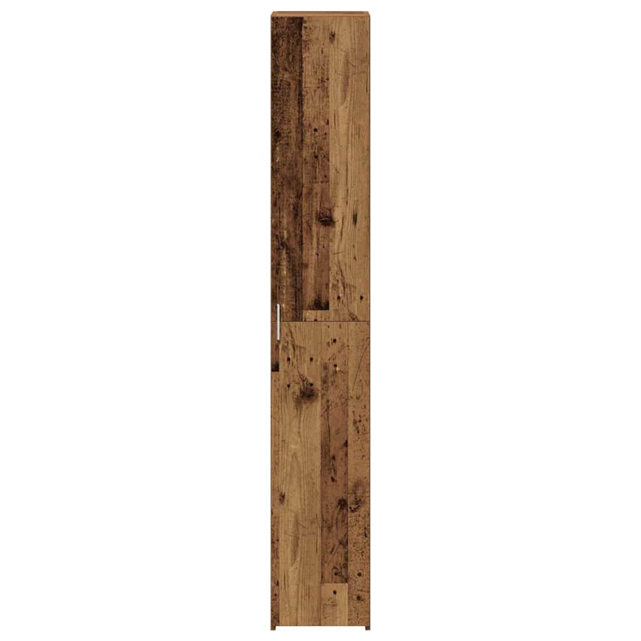 Hoge kast 2 pcs Oudhout 30 x 42,5 x 185 cm