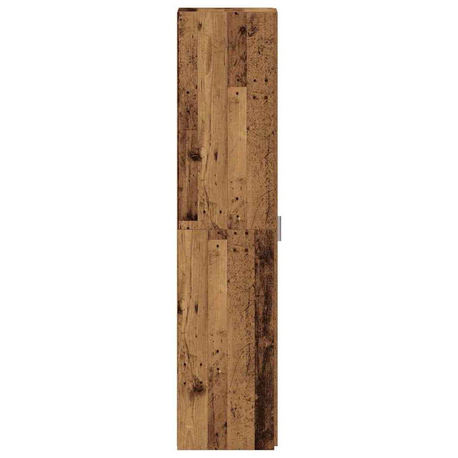 Hoge kast 2 pcs Oudhout 30 x 42,5 x 185 cm