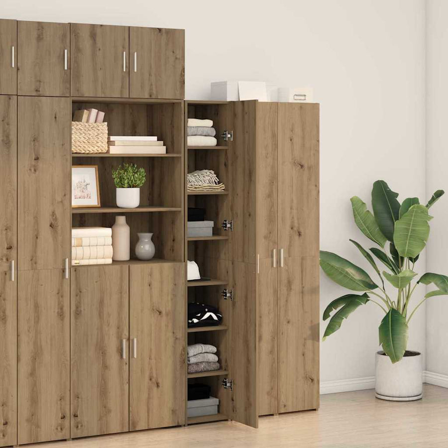 Hoge kast 2 pcs Artisan Eiken 30 x 42,5 x 185 cm