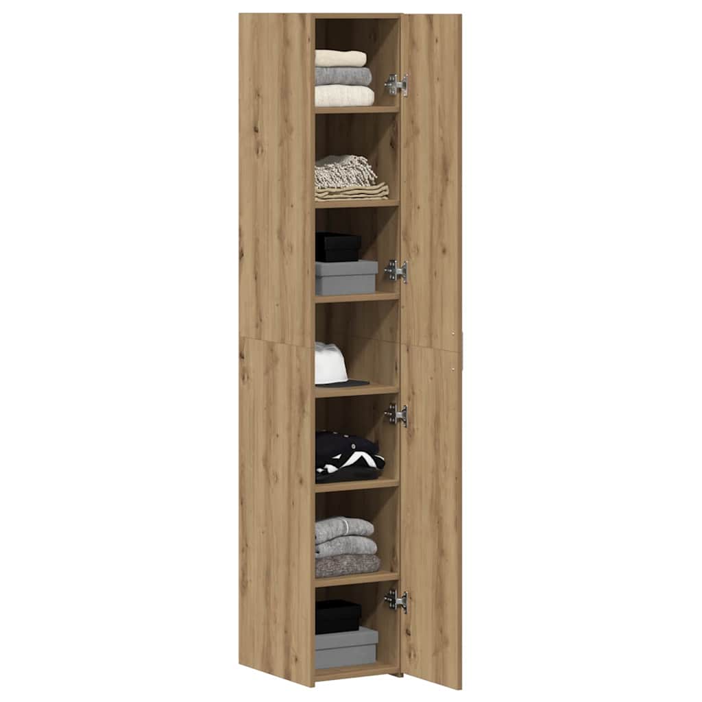 Hoge kast 2 pcs Artisan Eiken 30 x 42,5 x 185 cm