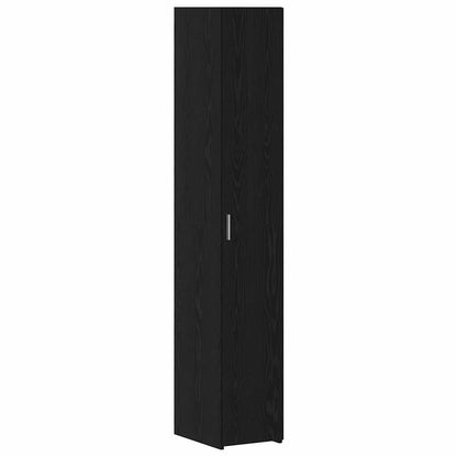Hoge kast 2 pcs Zwart Eiken 30 x 42,5 x 185 cm