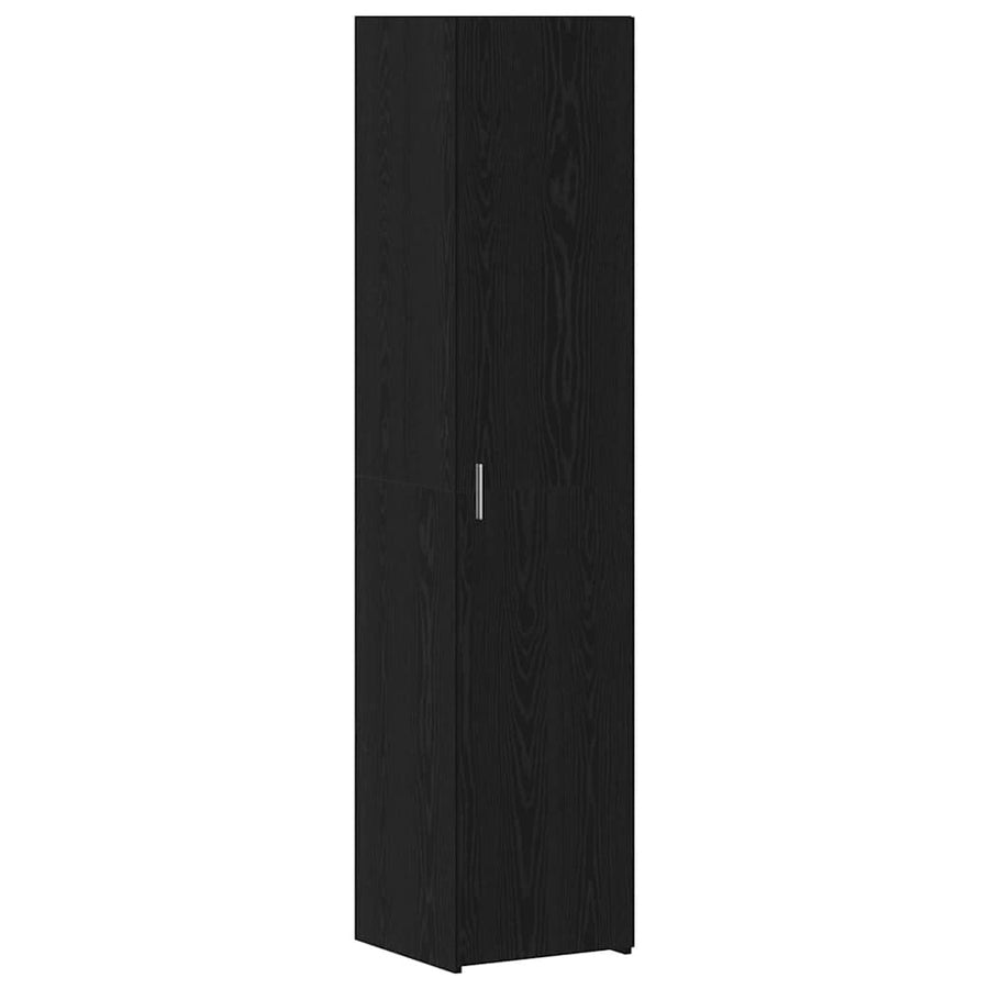 Hoge kast Zwart Eiken 40 x 42,5 x 185 cm