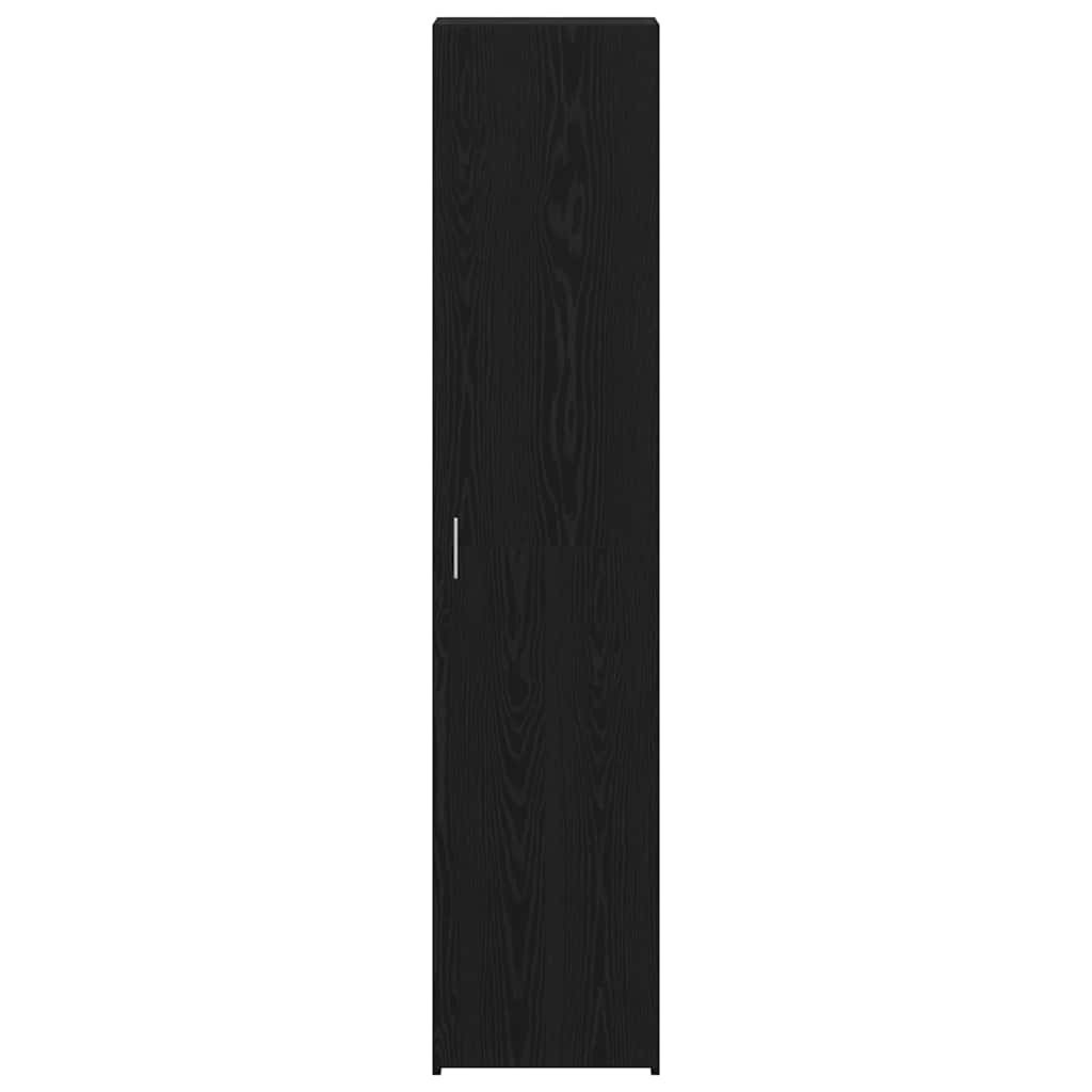 Hoge kast Zwart Eiken 40 x 42,5 x 185 cm