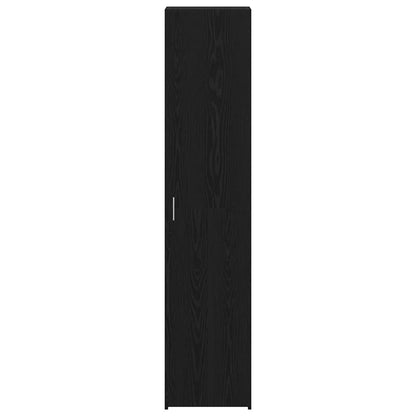 Hoge kast Zwart Eiken 40 x 42,5 x 185 cm