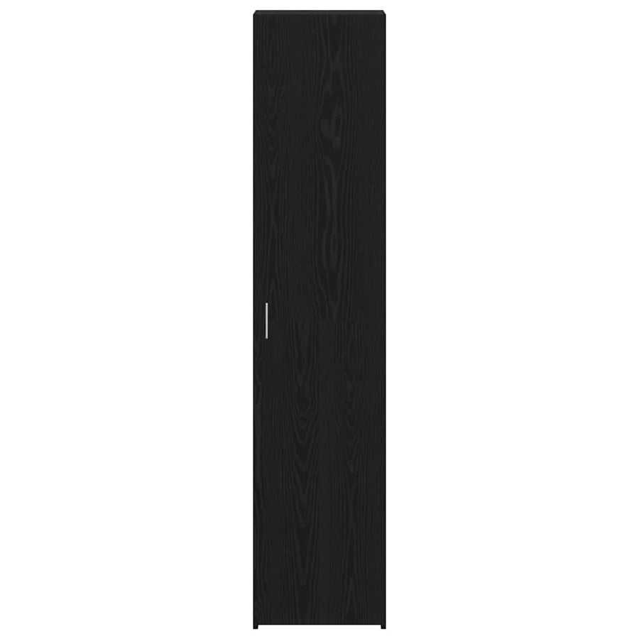 Hoge kast Zwart Eiken 40 x 42,5 x 185 cm