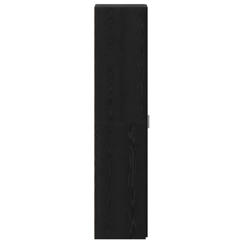 Hoge kast Zwart Eiken 40 x 42,5 x 185 cm