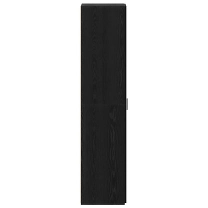 Hoge kast Zwart Eiken 40 x 42,5 x 185 cm