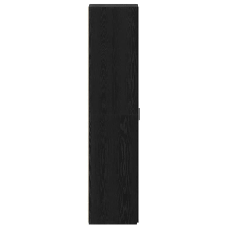 Hoge kast Zwart Eiken 40 x 42,5 x 185 cm