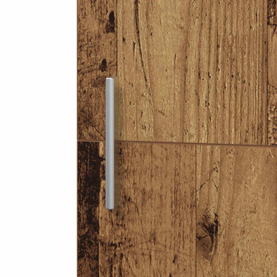 Hoge kast 2 pcs Oudhout 45 x 42,5 x 185 cm