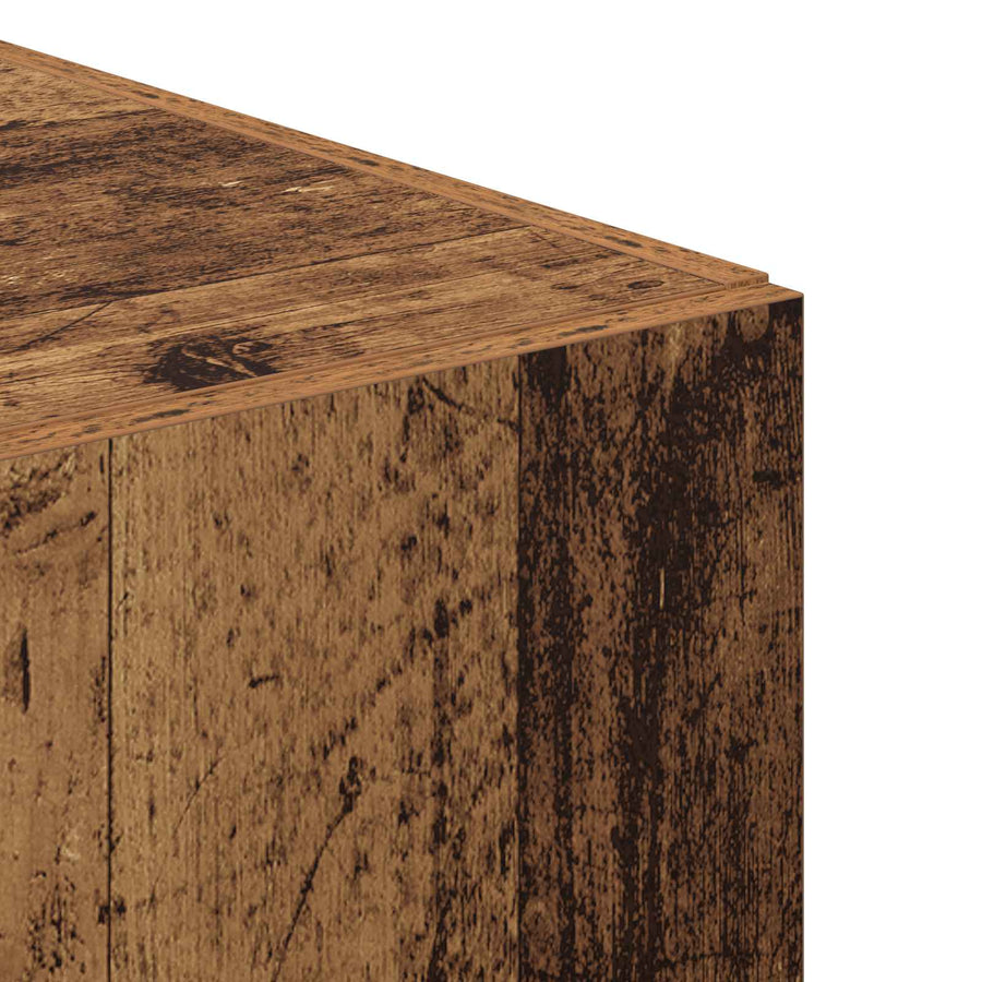 Hoge kast 2 pcs Oudhout 45 x 42,5 x 185 cm