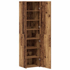 High cabinet 2 pcs Solid reclaimed wood 45 x 42.5 x 185 cm