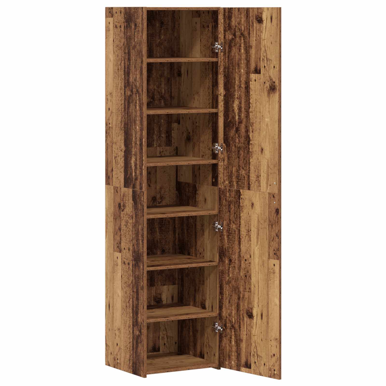 Hoge kast 2 pcs Oudhout 45 x 42,5 x 185 cm