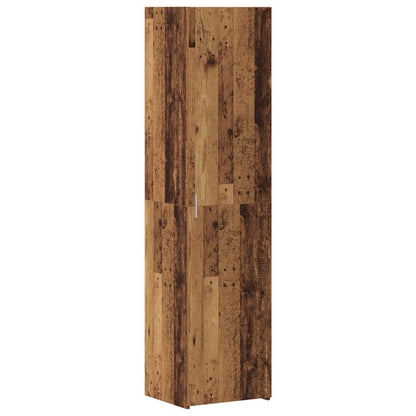 Hoge kast 2 pcs Oudhout 45 x 42,5 x 185 cm