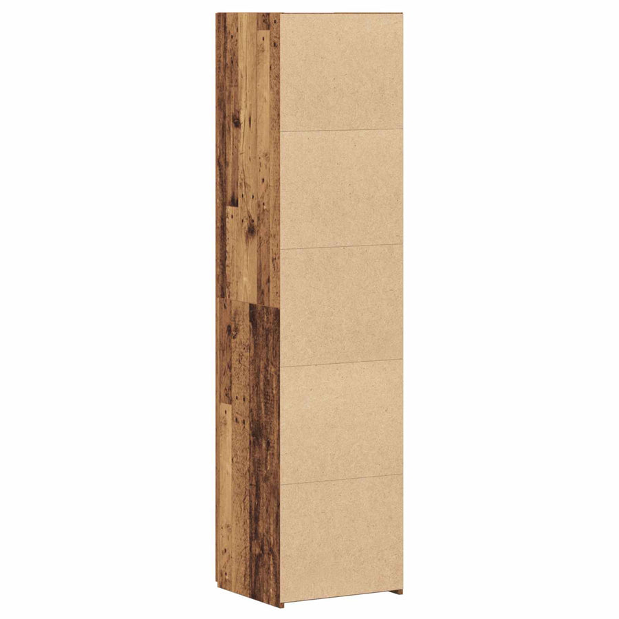 Hoge kast 2 pcs Oudhout 45 x 42,5 x 185 cm