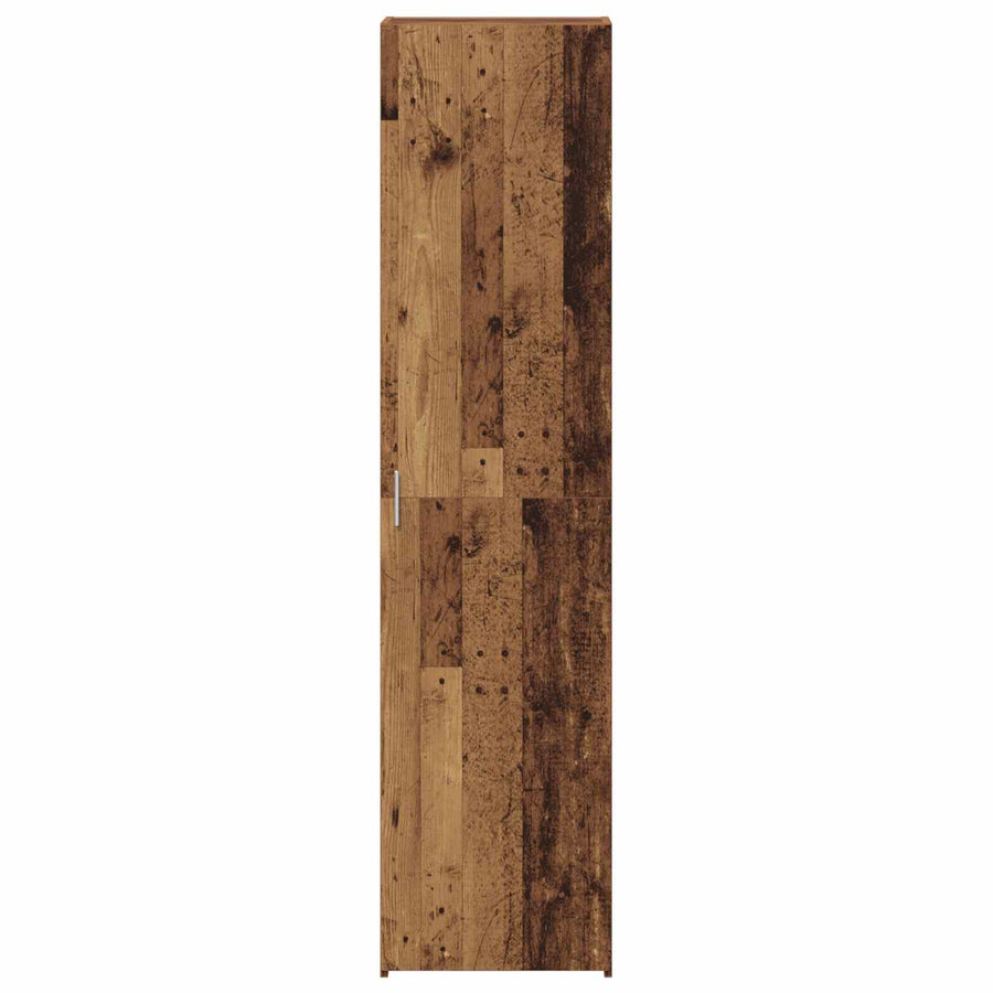 Hoge kast 2 pcs Oudhout 45 x 42,5 x 185 cm