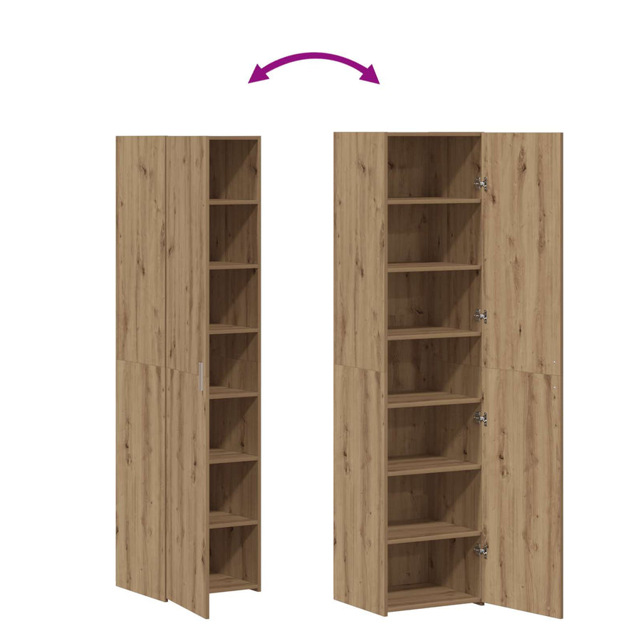 Hoge kast 2 pcs Artisan Eiken 45 x 42,5 x 185 cm