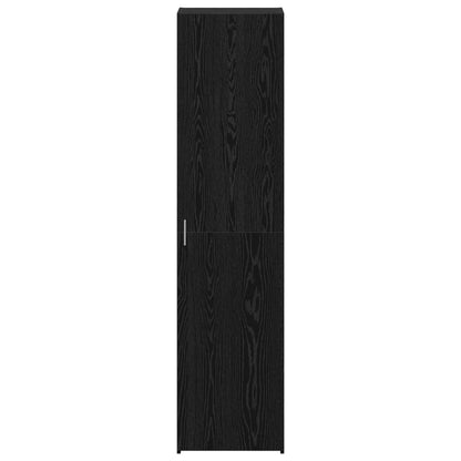 Hoge kast 2 pcs Zwart Eiken 45 x 42,5 x 185 cm