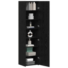 Hoge kast 2 pcs Zwart Eiken 45 x 42,5 x 185 cm