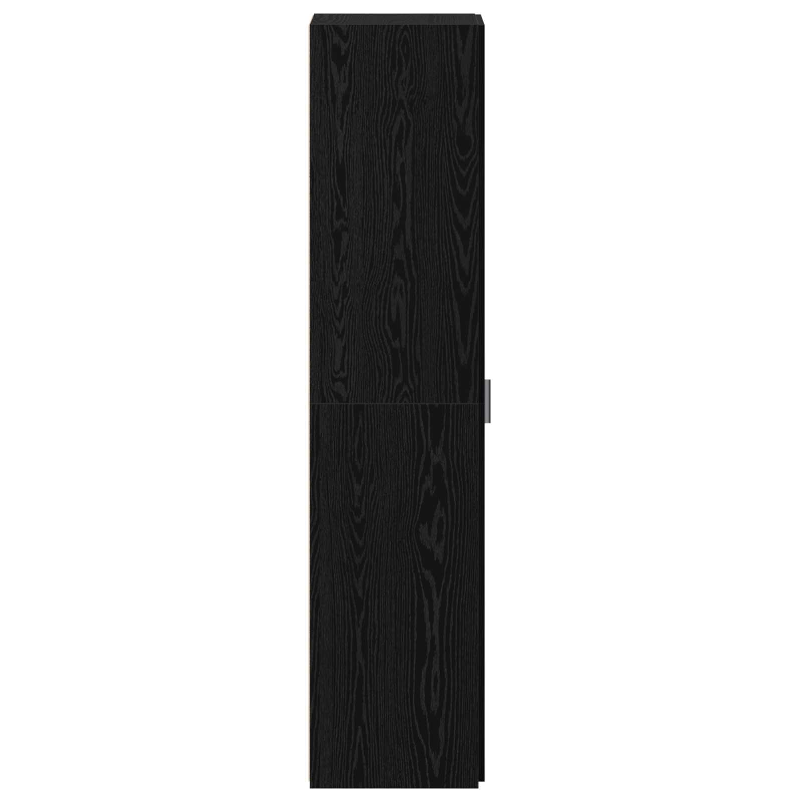 Hoge kast 2 pcs Zwart Eiken 45 x 42,5 x 185 cm