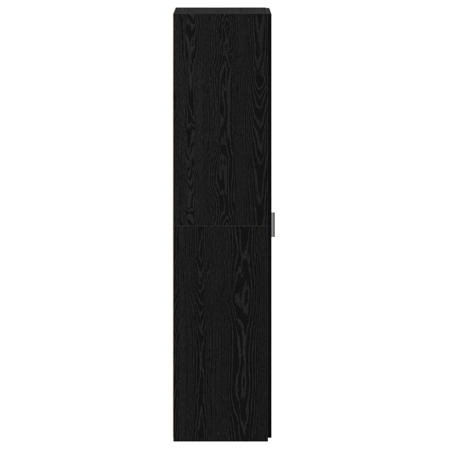 Hoge kast 2 pcs Zwart Eiken 45 x 42,5 x 185 cm