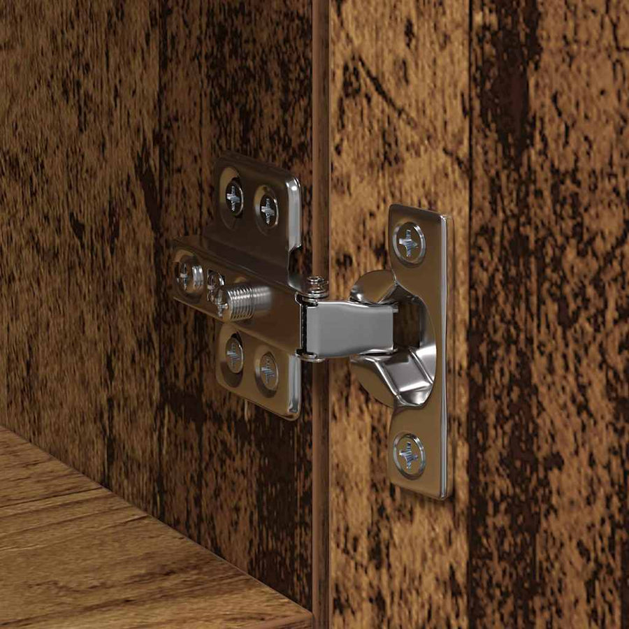 Hoge kast 2 pcs Oudhout 50 x 42,5 x 185 cm