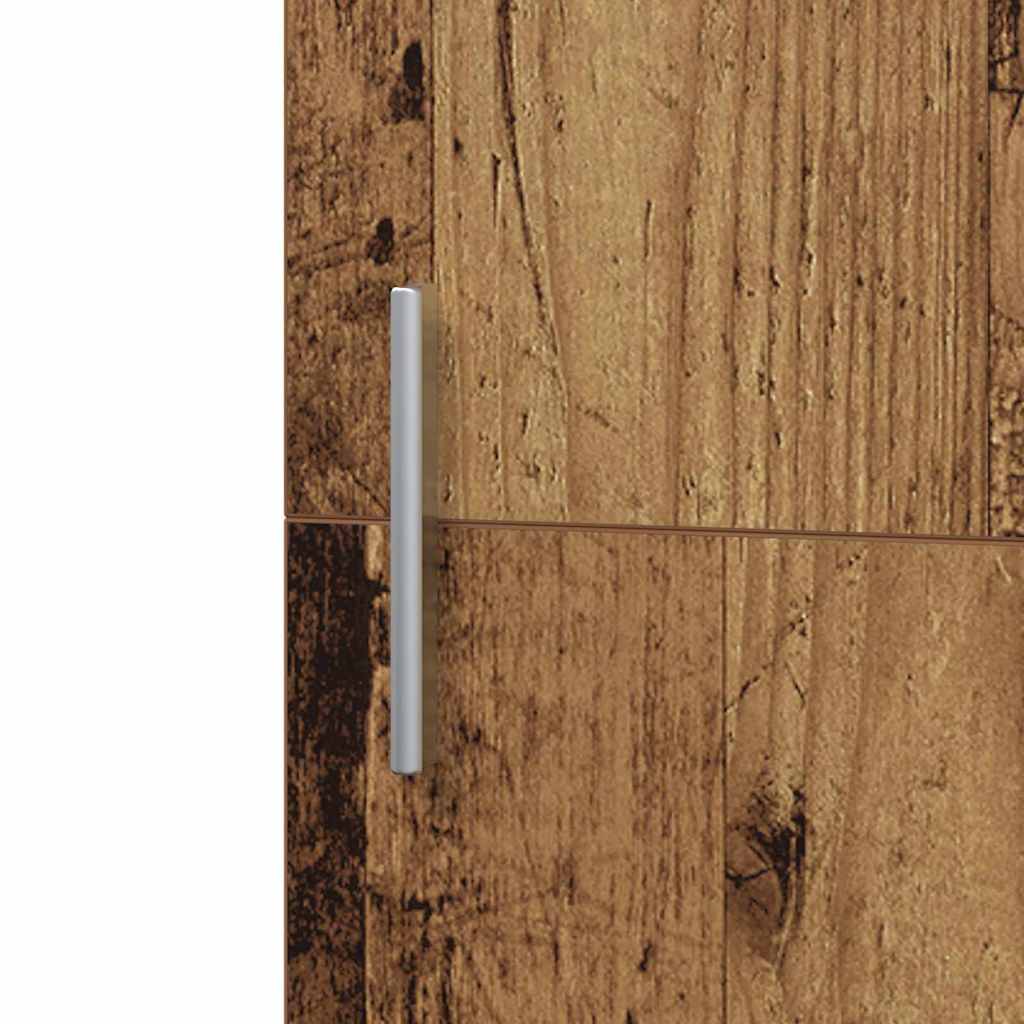 Hoge kast 2 pcs Oudhout 50 x 42,5 x 185 cm