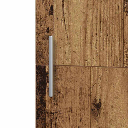Hoge kast 2 pcs Oudhout 50 x 42,5 x 185 cm