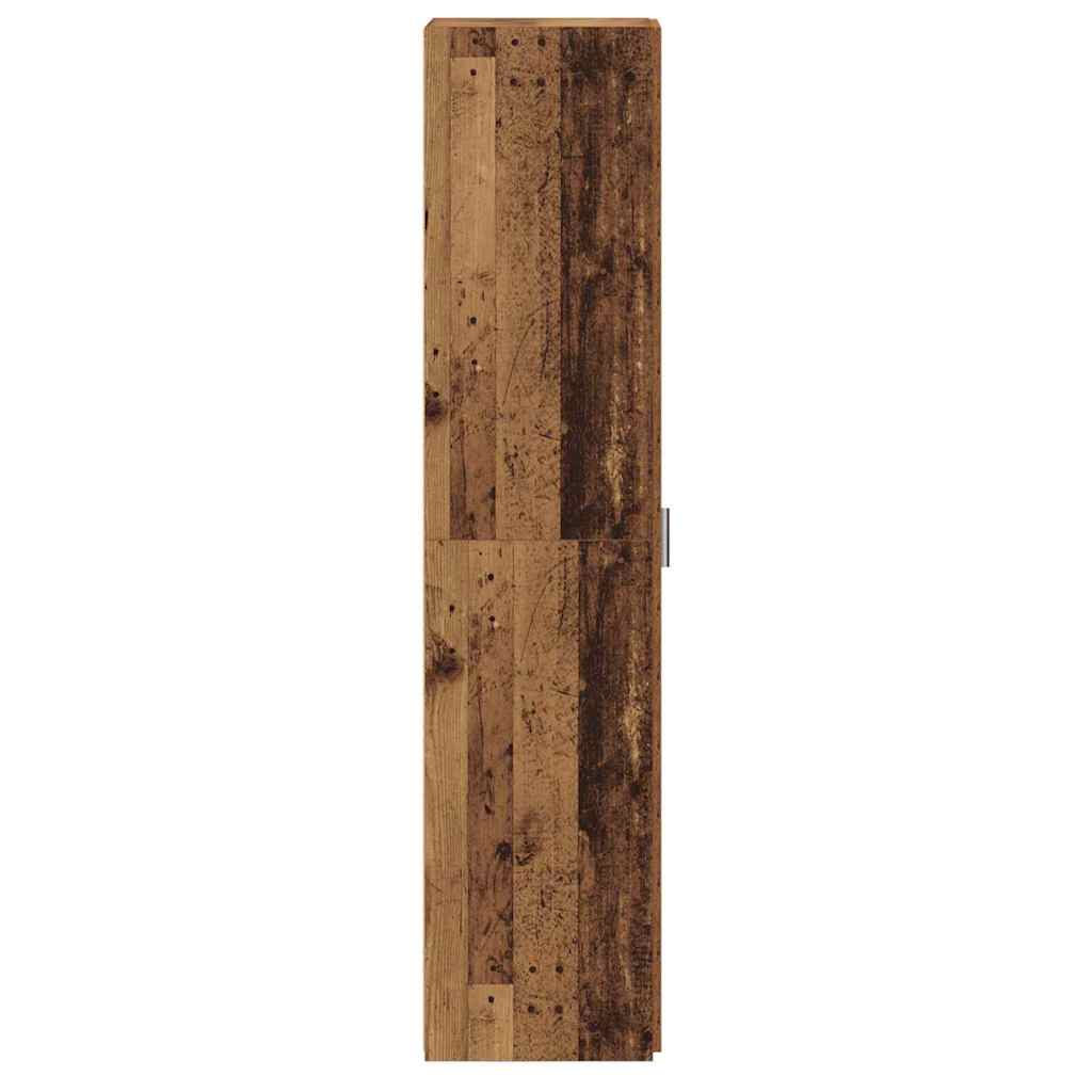 Hoge kast 2 pcs Oudhout 50 x 42,5 x 185 cm