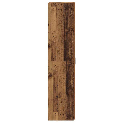 Hoge kast 2 pcs Oudhout 50 x 42,5 x 185 cm