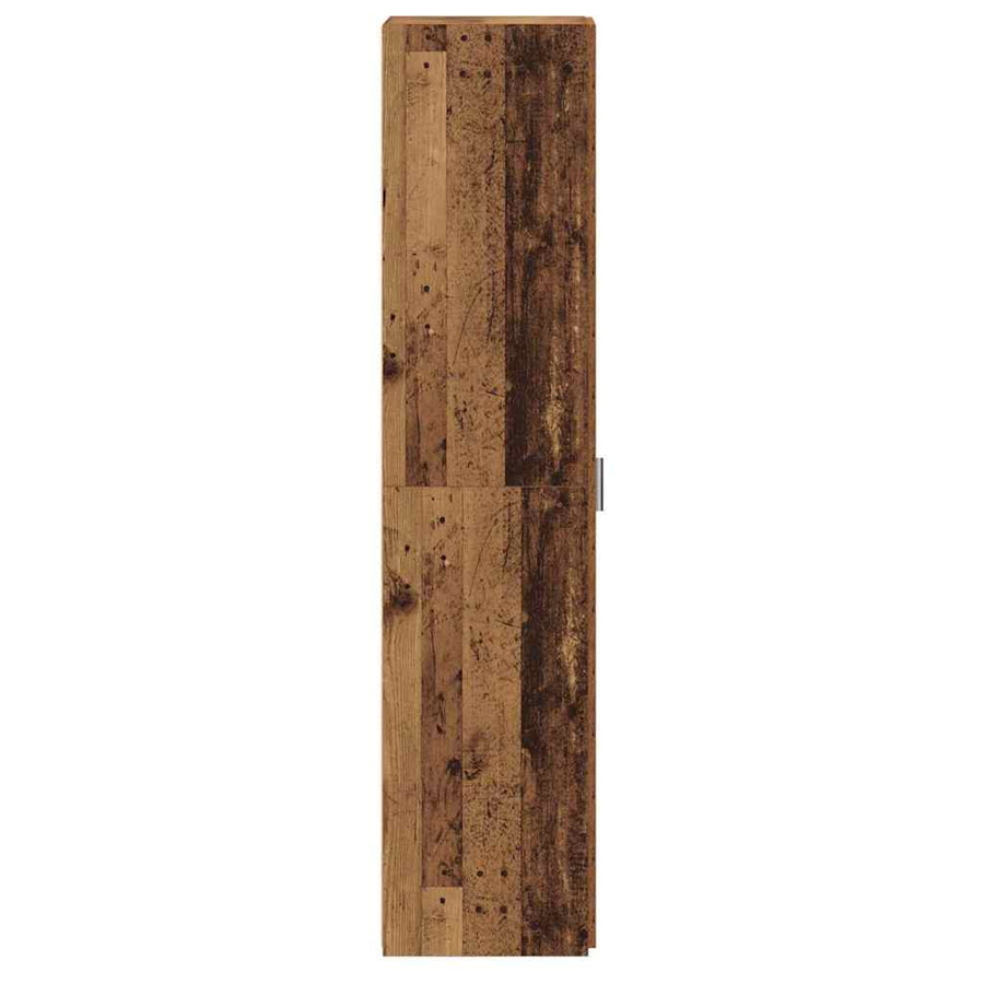 Hoge kast 2 pcs Oudhout 50 x 42,5 x 185 cm