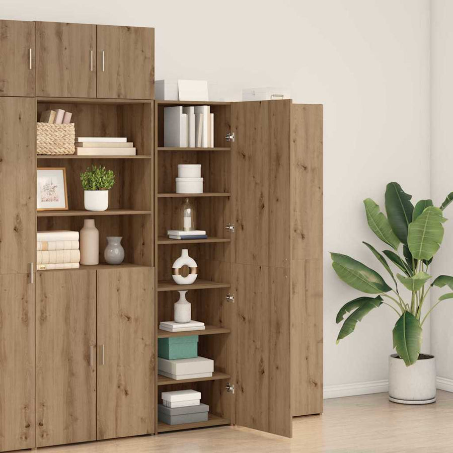 Hoge kast 2 pcs Artisan Eiken 50 x 42,5 x 185 cm