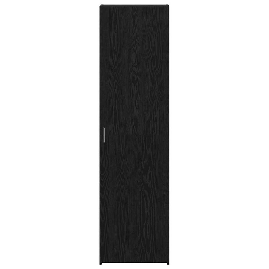 Hoge kast 2 pcs Zwart Eiken 50 x 42,5 x 185 cm