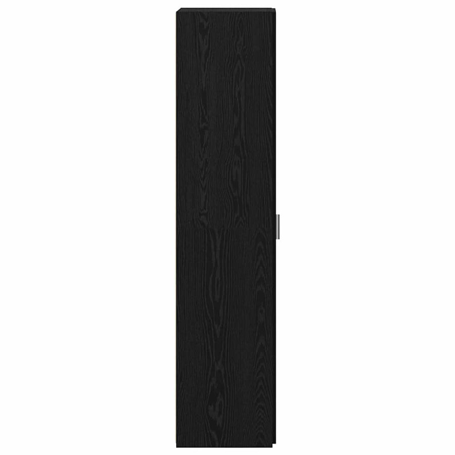 Hoge kast 2 pcs Zwart Eiken 50 x 42,5 x 185 cm
