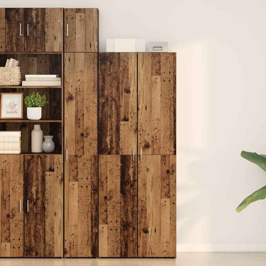 Dressoir Oude Hout 70X42.5X185 Cm Bewerkt Hout Oud hout