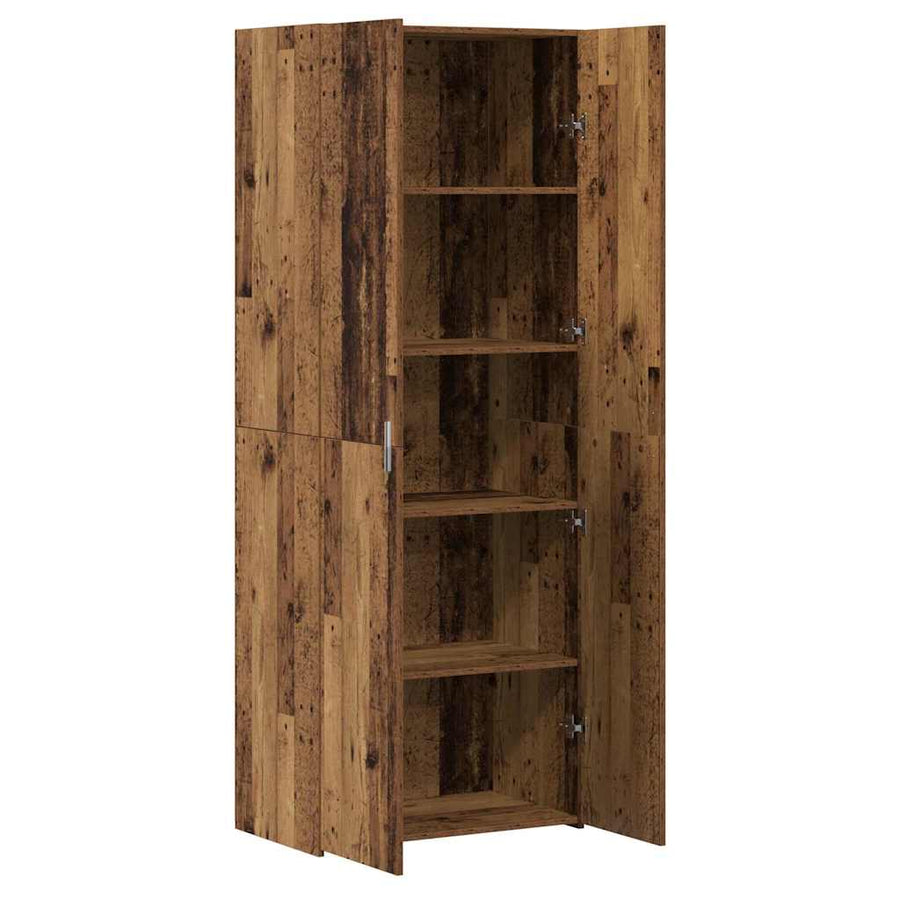 Dressoir Oude Hout 70X42.5X185 Cm Bewerkt Hout Oud hout