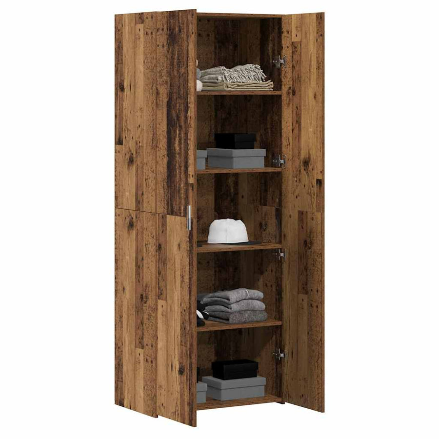 Dressoir Oude Hout 70X42.5X185 Cm Bewerkt Hout Oud hout