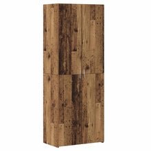 Highboard Oud hout 70 x 42,5 x 185 cm Bewerkt hout