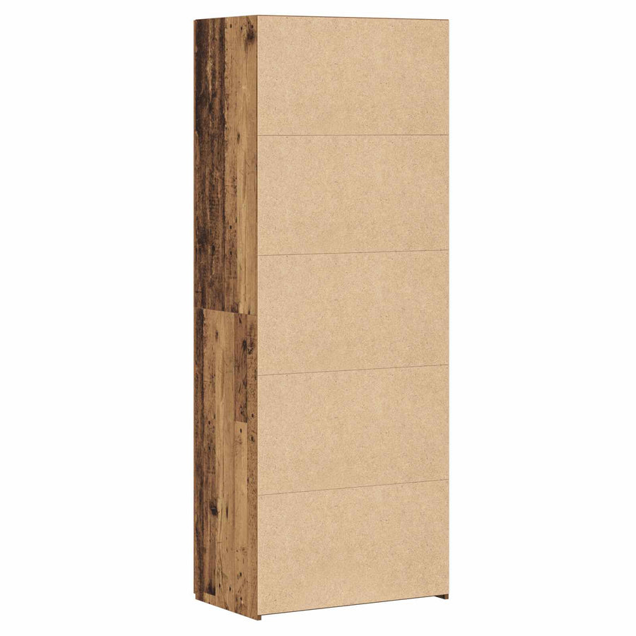 Highboard Oud hout 70 x 42,5 x 185 cm Bewerkt hout