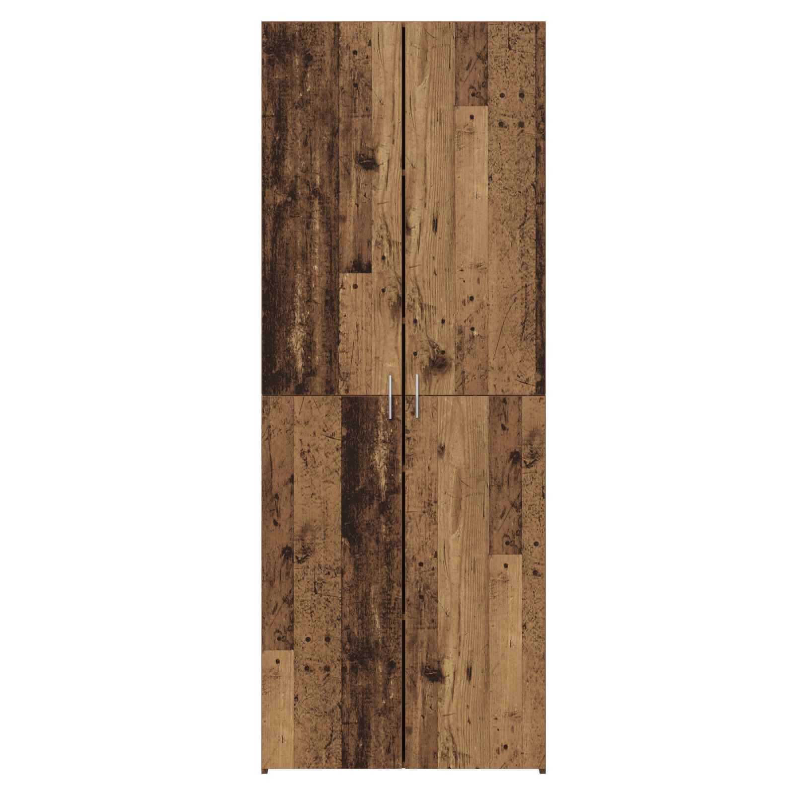 Highboard Oud hout 70 x 42,5 x 185 cm Bewerkt hout