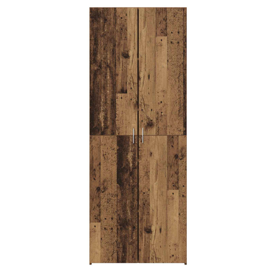 Highboard Oud hout 70 x 42,5 x 185 cm Bewerkt hout