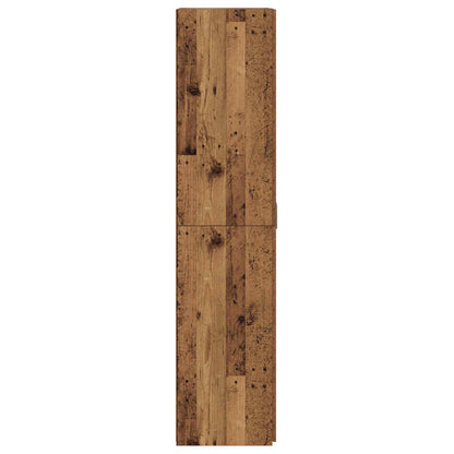 Highboard Oud hout 70 x 42,5 x 185 cm Bewerkt hout
