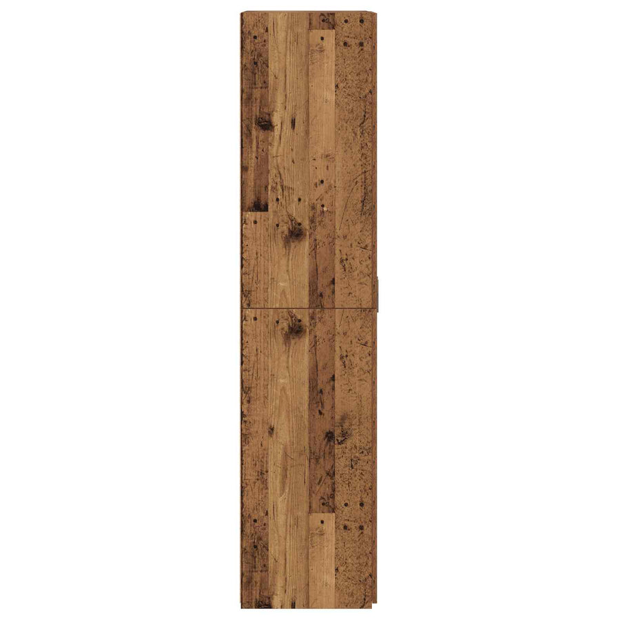 Highboard Oud hout 70 x 42,5 x 185 cm Bewerkt hout