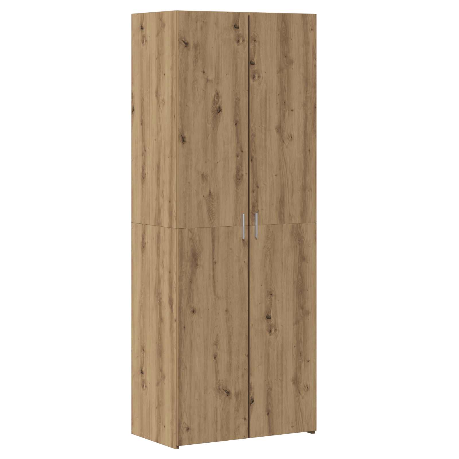 Highboard artisanaal eikenkleurig 70 x 42,5 x 185 cm