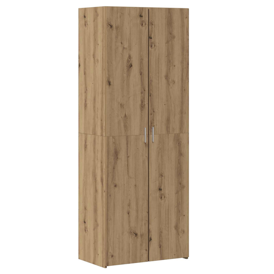 Highboard artisanaal eikenkleurig 70 x 42,5 x 185 cm