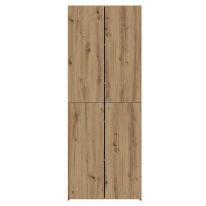 Highboard artisanaal eikenkleurig 70 x 42,5 x 185 cm