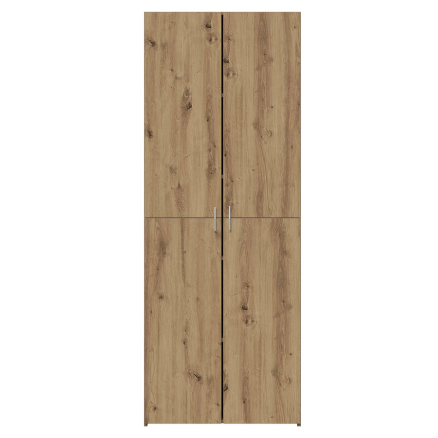 Highboard artisanaal eikenkleurig 70 x 42,5 x 185 cm