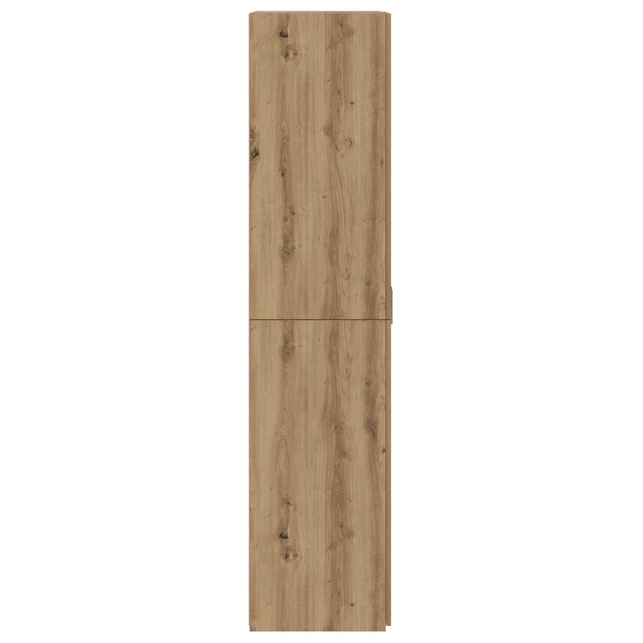 Highboard artisanaal eikenkleurig 70 x 42,5 x 185 cm