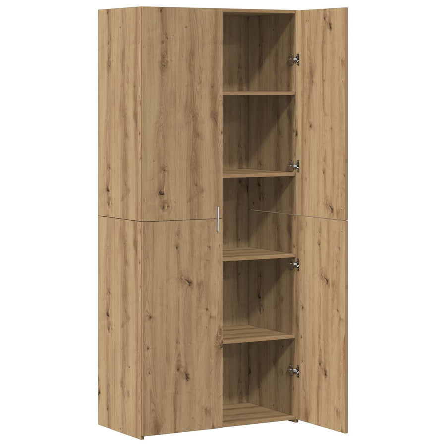 Hoge kast 2 pcs Artisan Eiken 80 x 42 x 185 cm